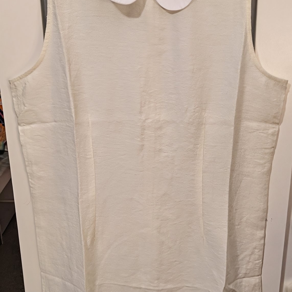 Mod Ref Cream Sleeveless Top
